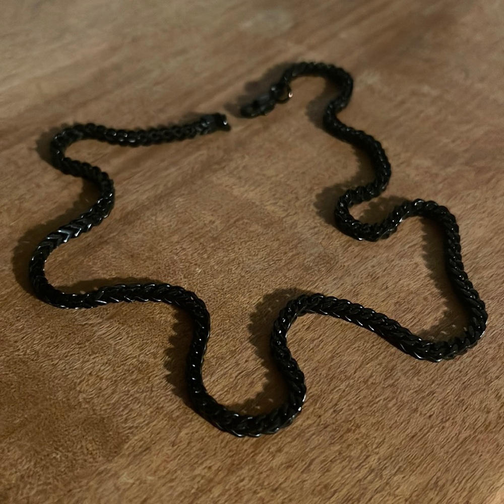 Black Chain Necklace